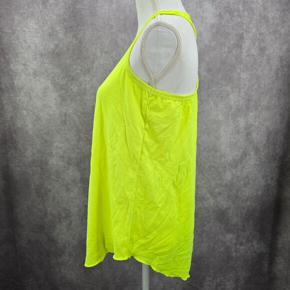 Surf Style Green Racerback Sports Activewear Tank Top Small - Picture 3 of 5